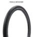 ARISUN XLR8 Pneu Slick VTT VAE 27.5×2.20″ 56 584 Rigide Flanc Reflex