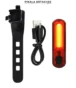 COBRA EC330 Eclairage Arriere LED Rouge USB Rechargeable 4 modes 1