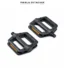 COBRA PE122 Pedales VTT Plastique Resistant