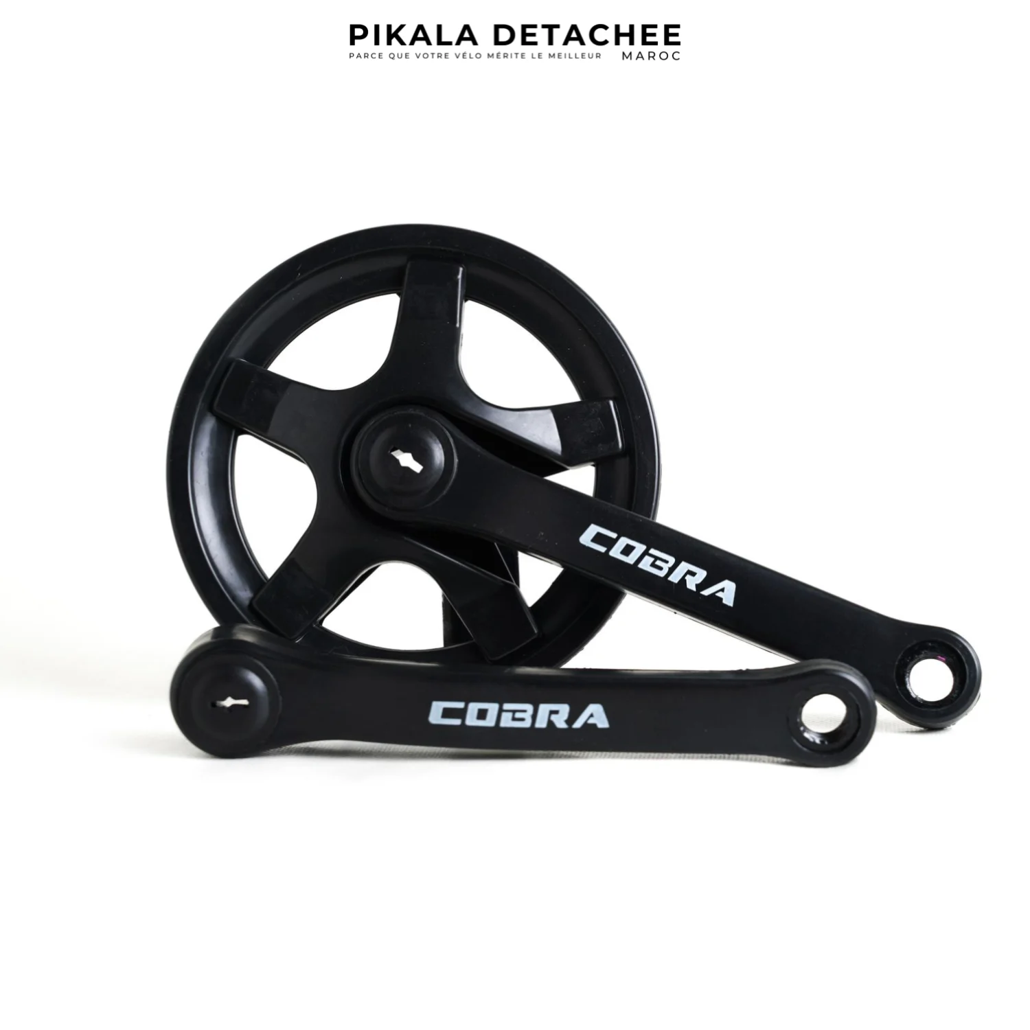 COBRA PL205 Pédalier Vélo Acier 36 Dents Axe Carré