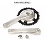 COBRA PL210 Pédalier City Aluminium 38 Dents Axe Carré Compatible Gazelle et Autres