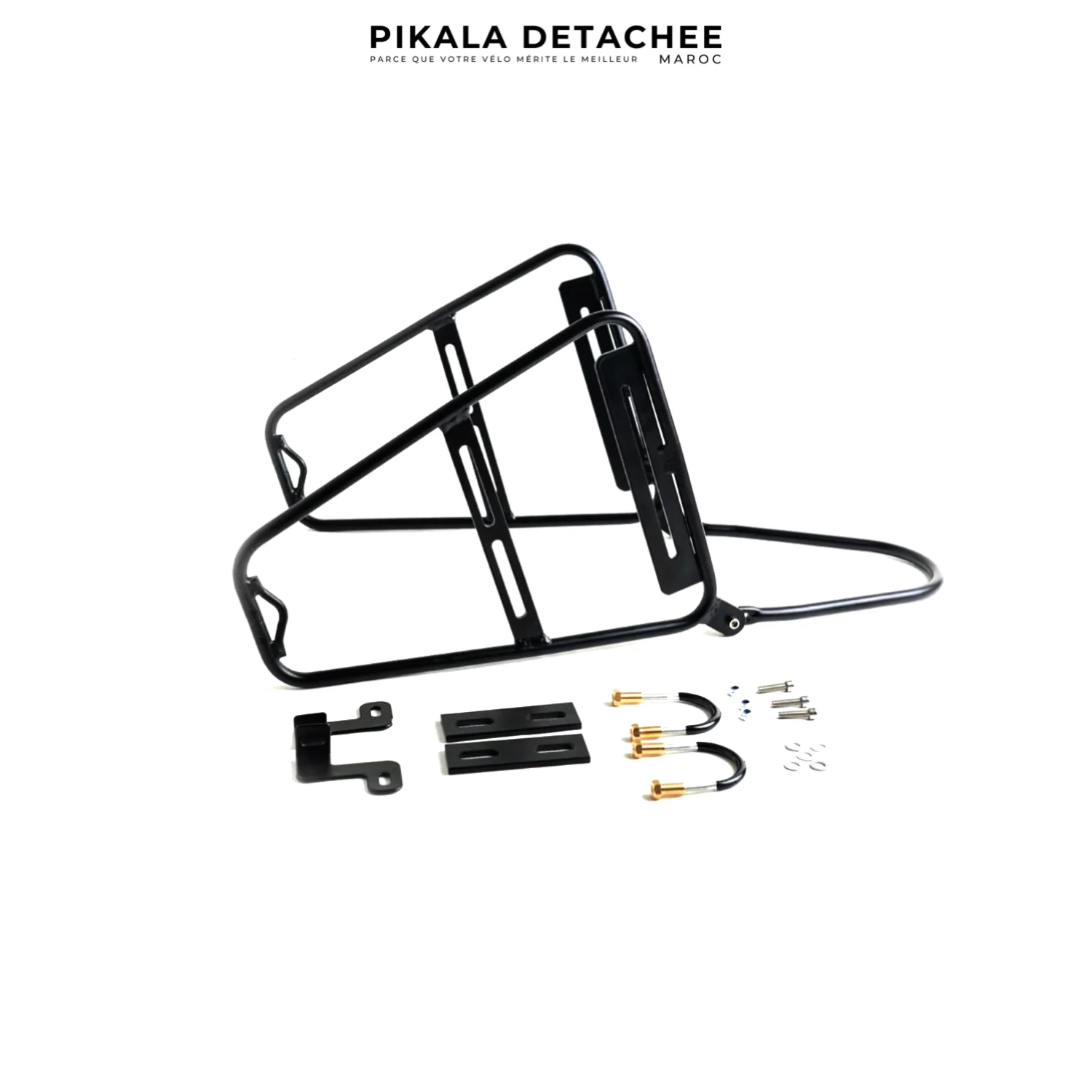 COBRA PO100 Porte Bagage Avant Vélo Compatible Fourche Rigide Ou Suspendue