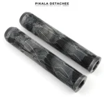 COBRA PO201 Poignées Vélo Silicone 160 mm Antidérapantes Gris