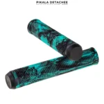 COBRA Poignées Vélo en Silicone 165mm Antidérapantes Turquoise