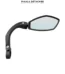 COBRA RE116 Retroviseur Droit Reglable pour Velo et Trottinette a Fixation Guidon Universelle 1