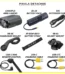 Eclairage Avant Moon Canopus 4000 Lumen Batterie externe rechargable 6400 mAh 230h dautonomie