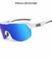 GES ALPHA Lunettes Velo Sport Categorie 3 UV400 Protection Solaire Blanc