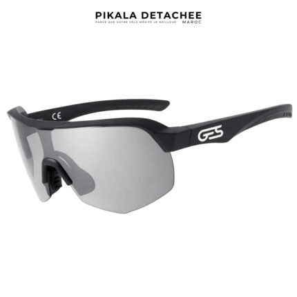 GES ALPHA Lunettes Vélo Sport Catégorie 3 UV400 Protection Solaire Noir