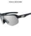 GES ALPHA Lunettes Velo Sport Categorie 3 UV400 Protection Solaire Noir