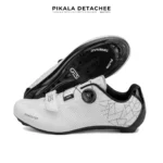 GES Roadster 2 Chaussures Vélo Route Blanc Taille 41 Fixation ATOP Microclip Scratch