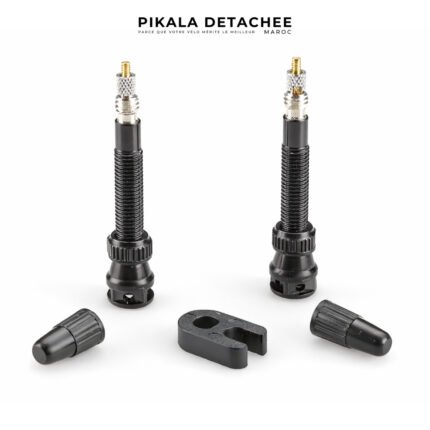 GES Valves Tubeless Vélo Aluminium 40 mm Lot de 2 Pièces