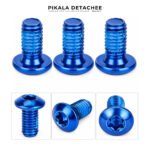 LIFELINE Vis de Disque de Frein Vélo T25 Acier Bleu Lot de 6
