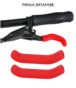 LUTA Housse Silicone pour Levier de Frein Velo Antiderapante Rouge