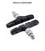 LUTA Patins de Frein Velo V Brake Paire 2 Pieces Haute Adherence