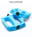 MAFIA BIKE Pedales Velo Plateformes Plastique Antiderapantes Bleu Turquoise