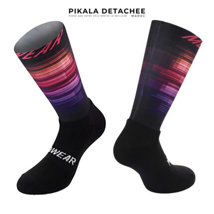 MB WEAR Aero Fast Chaussettes Vélo Unisexe Antidérapantes Silicone EU 35–38