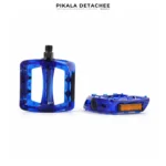 NECO Pédales Vélo Plateformes Antidérapantes Bleu Transparent
