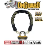 ONGUARD Mastiff 8019 Chaîne Antivol Vélo Haute Sécurité 110 cm Ø14 mm