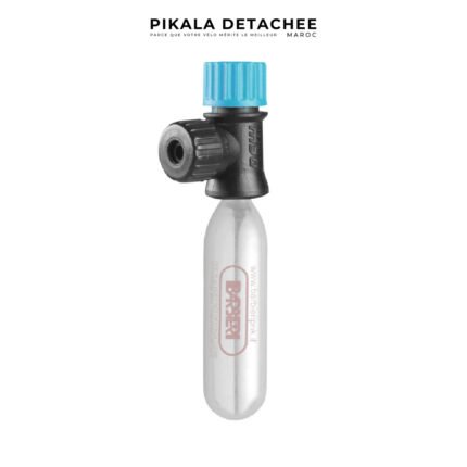 PNK BARBIERI Mikrobo Gonfleur Vélo CO₂ Compact avec Régulateur de Pression