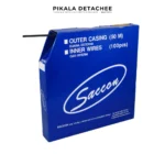SACCON Boîte de 50 Mètres de Gaine de Dérailleur Arrière Noir