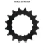 SAMOX Pignon E Bike 17T Pour Bosch Active Performance CX