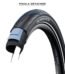 SCHWALBE Super Moto Pneu Slick VTT VAE 29×2.40″ 62 622 Rigide Flanc Reflex