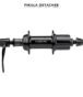 SHIMANO Altus FH TY500 Moyeu Arriere 32 Trous 7 Vitesse Frein Sur Jante