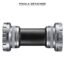 SHIMANO BB RS501 Boitier De Pedalier Route Filetage BSA 68 mm Hollowtech II
