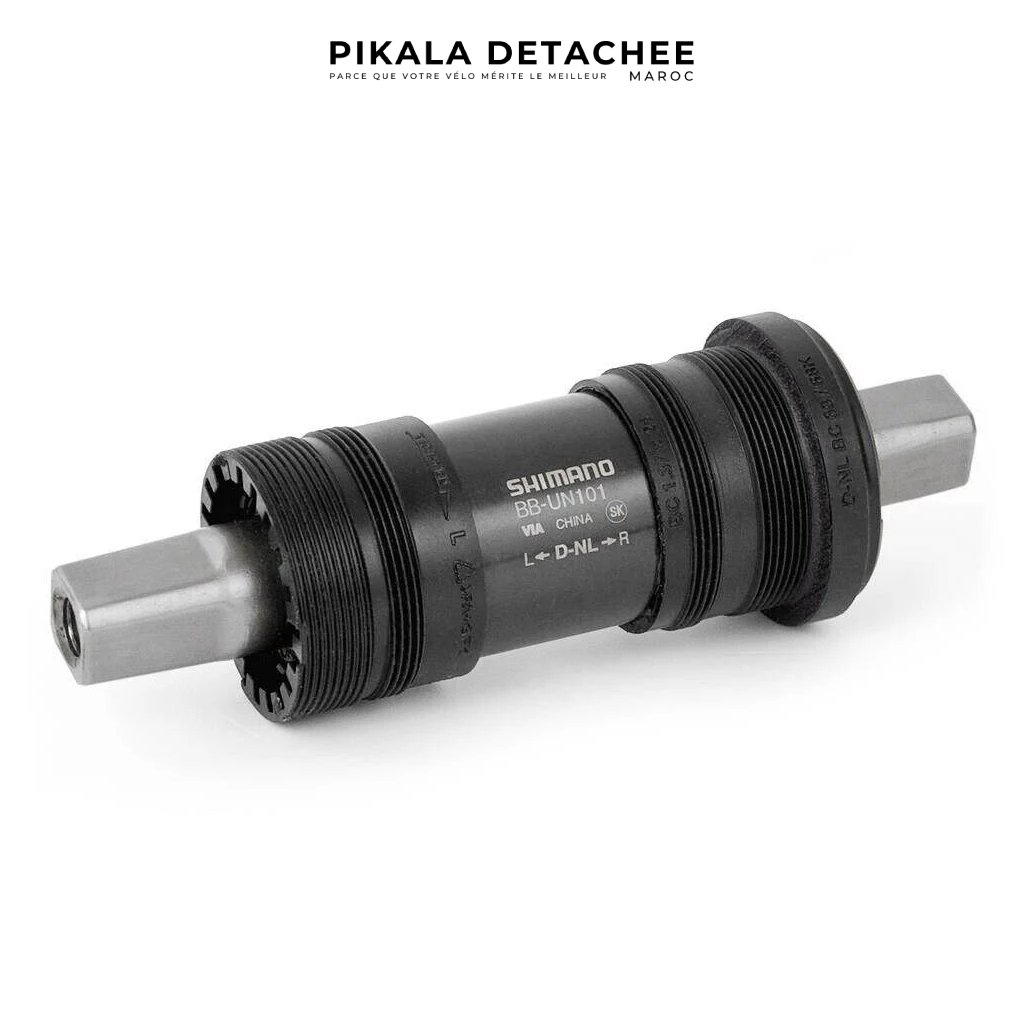 SHIMANO BB-UN101 Boîtier De Pédalier Filetage BSA 68 mm Axe Carré 122.5 mm SHIMANO BB-UN101 Boîtier De Pédalier Filetage BSA 68 mm Axe Carré 122.5 mm – Image 1
