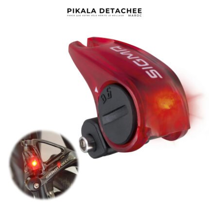 SIGMA Brakelight Feu de Freinage Vélo pour Frein Patin Rouge