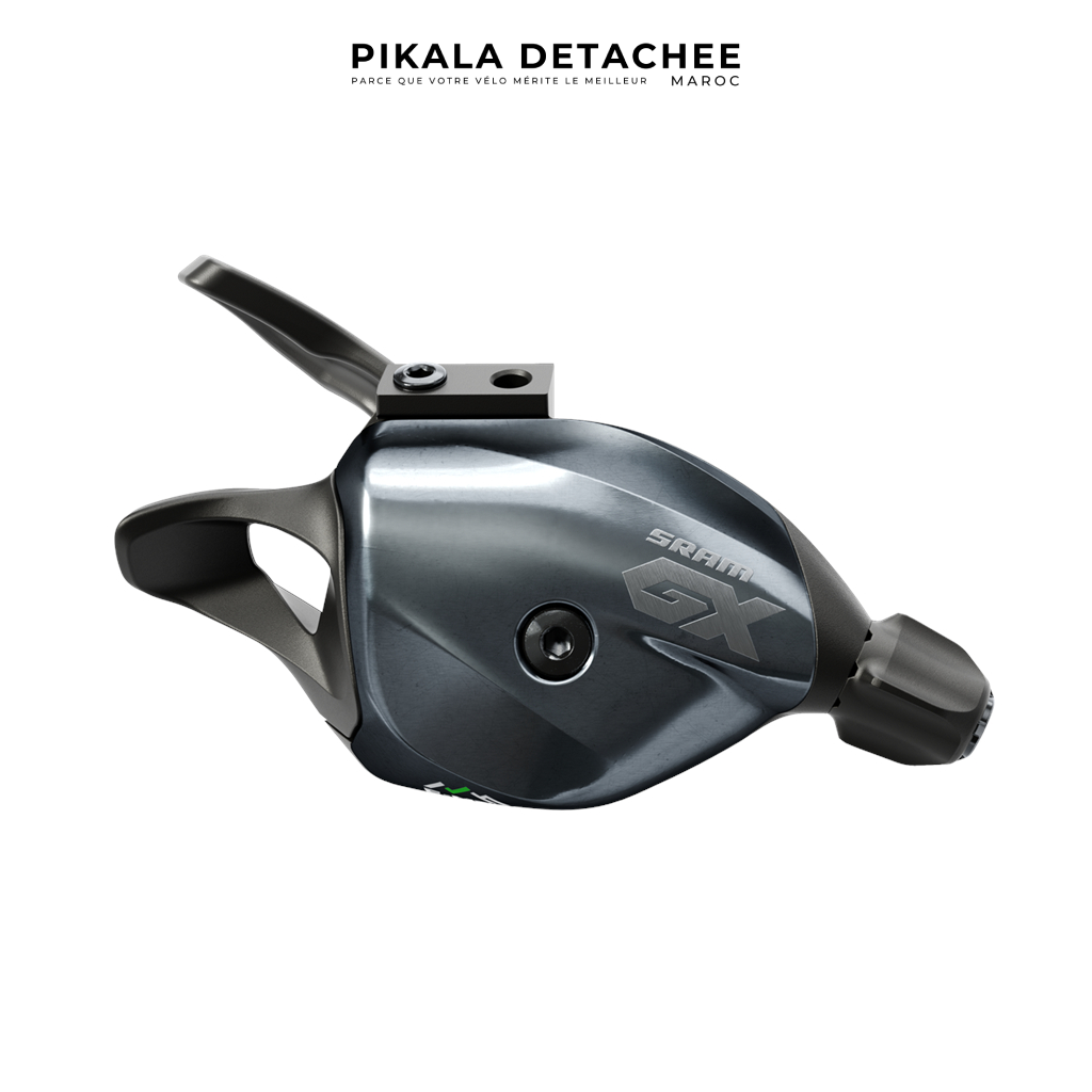 SRAM GX Eagle Trigger Manette Droite 12 Vitesses Sans Collier Gris Lunar SRAM GX Eagle Trigger Manette Droite 12 Vitesses Sans Collier Gris Lunar – Image 1