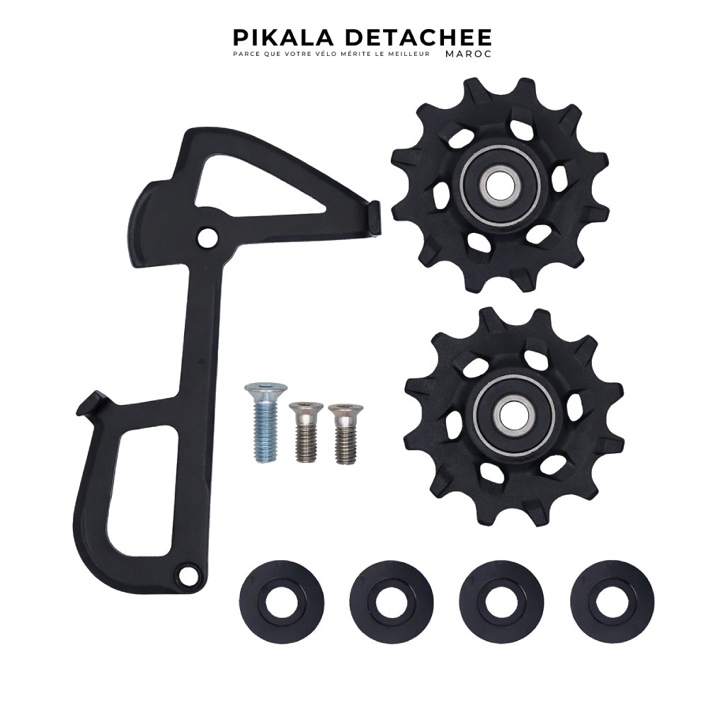 SRAM Poulie et Cage Derailleur Arriere EX1 Transmission 8 Vitesses SRAM Poulie et Cage Derailleur Arriere EX1 Transmission 8 Vitesses – Image 1