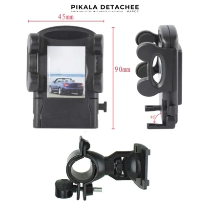 Support Téléphone Vélo à Fixation Sécurisée sur Guidon