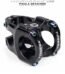 TOSEEK Potence Velo VTT Aluminium O31.8×35 mm Noir