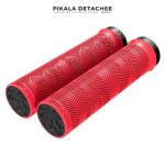 TRUVATIV Descendant Poignées VTT MTB Lock-On Rouge