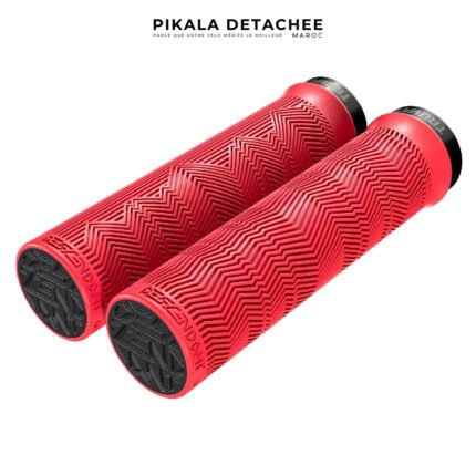 TRUVATIV Descendant Poignées VTT MTB Lock-On Rouge