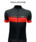 ULD Maillot Court Unisexe Respirant Polyester Microfibre Manches Lycra Noir Rouge Taille XS