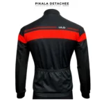 ULD Veste Hiver Thermique Membrane Tek Hydro Repellente Noir Rouge Taille S – Image 2