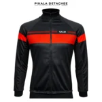 ULD Veste Hiver Thermique Membrane Tek Hydro Repellente Noir Rouge Taille S