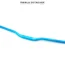 WAKE Guidon VTT Aluminium 780 mm Rise 30 mm O31.8 mm Bleu