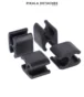 XLC BR X120 Kit Clips Attache Cables Pour Gaine 4 mm