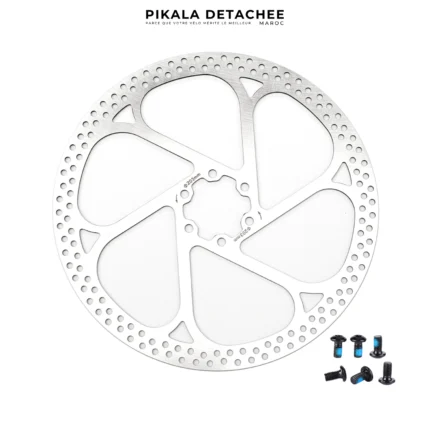 XLC BR-X79 Disque De Frein VTT 203 mm Fixation 6 Trous Avec Vis