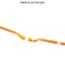 XLC HB M16 Pro Ride Guidon VTT Aluminium 780 mm O31.8 mm Rise 25 mm Orange 1
