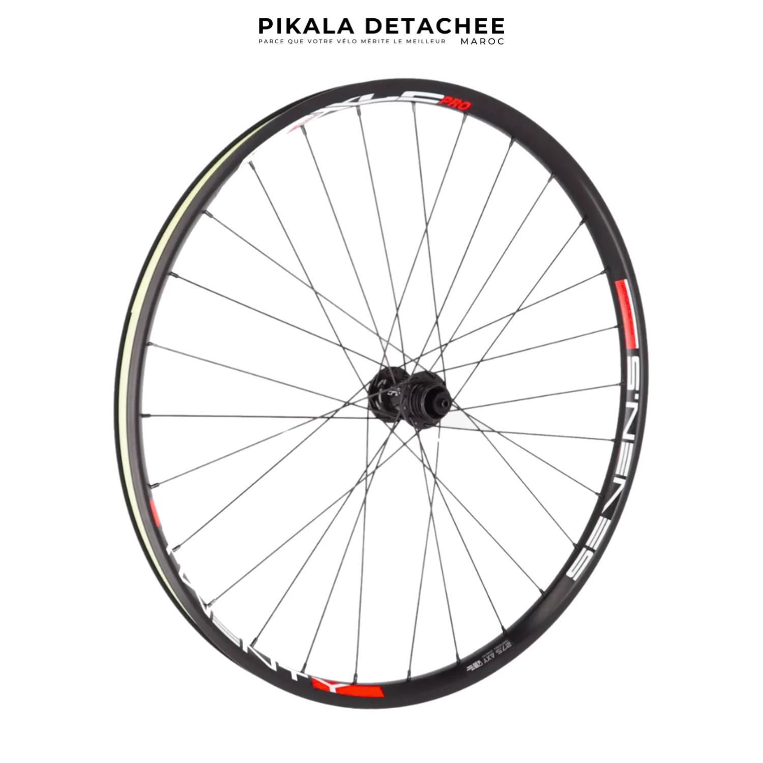 XLC WS-M05 Roue Avant Velo 27.5 Pouces Disque Tubeless Ready Axe 9x100mm