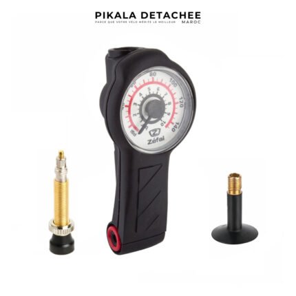 ZEFAL Twin Graph Jauge de Pression Vélo pour Valves Schrader et Presta