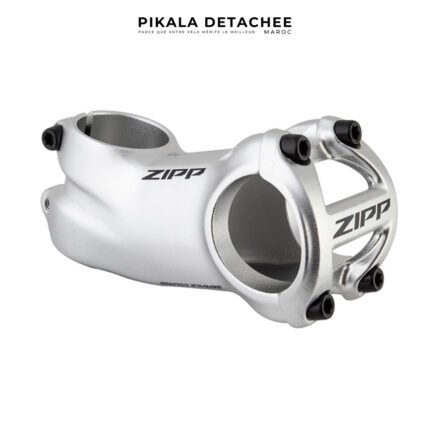 ZIPP Service Course Potence Route Ø31.8 Longueur 75mm Angle 25 Degres Argent