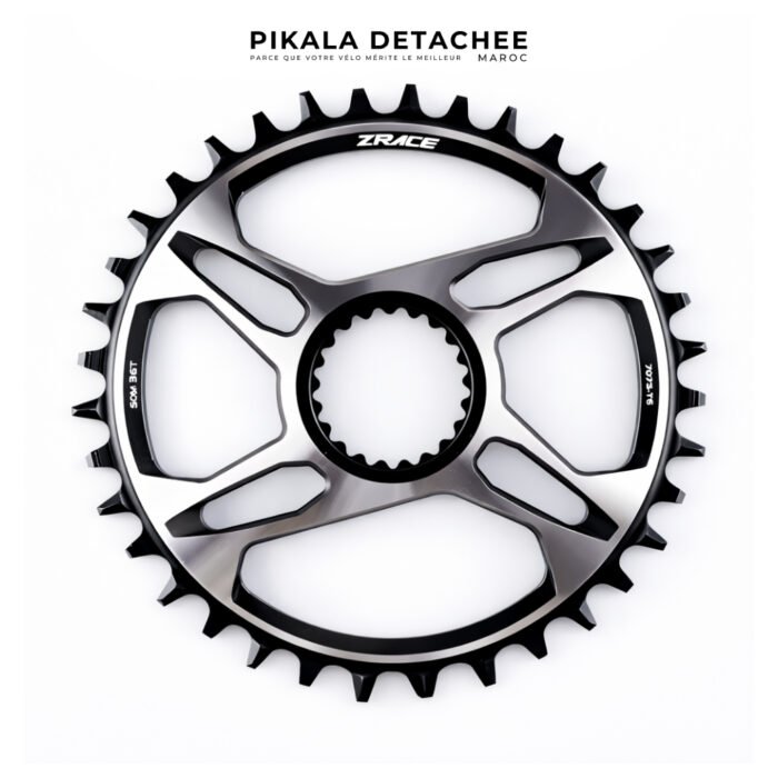Protège-Plateau UPKOCH – 5 Trous, 36 Dents – Pour Pignon Fixe Et VTT – Noir – 15,5 Cm