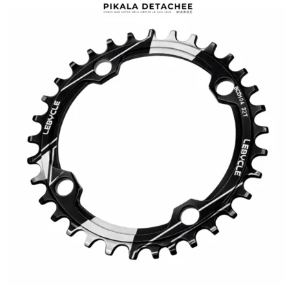 LEBYCLE Plateau Mono 32 Dents Narrow Wide 104 BCD Noir