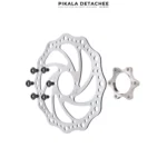 LUTA Disque de Frein Vélo 160 mm 6 Vis Incluses & Adaptateur Bride Filetée
