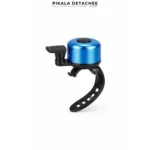 LUTA Sonnette Vélo Mini Dring Aluminium Support Silicone Réglable Bleu